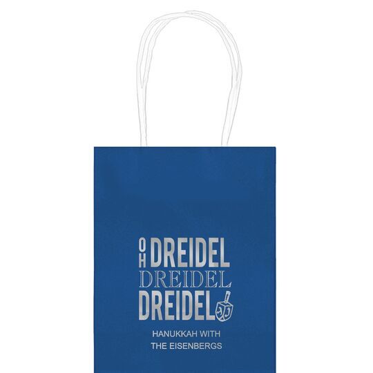 Oh Dreidel Mini Twisted Handled Bags